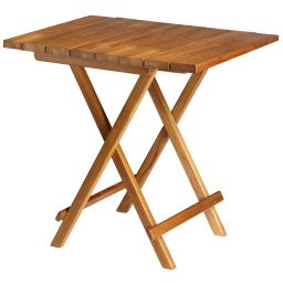 Складной стол из тикового дерева квадратный