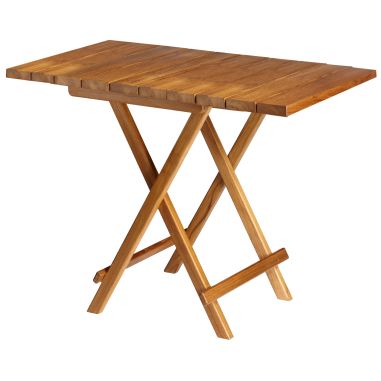 Складной стол из тикового дерева квадратный
