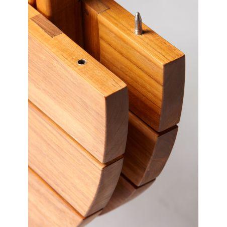 Складной стол из тикового дерева круглий Складной стол из тикового дерева круглий