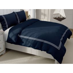 SANTORINI односпальное одеяло 270x140, темно-синее