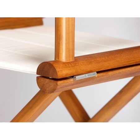 TEAK Складывающийся тиковый стул со спинкой, Blue Navy TEAK Складывающийся тиковый стул со спинкой, Blue Navy