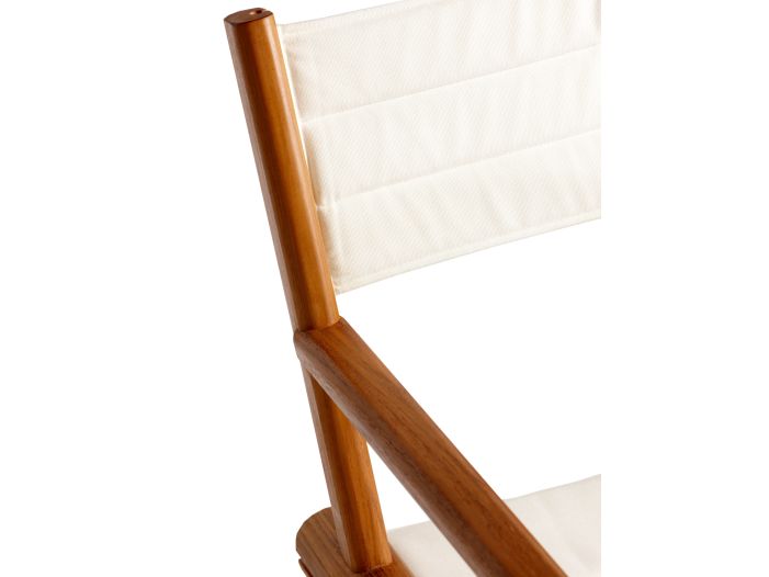 TEAK Складывающийся тиковый стул со спинкой, Blue Navy