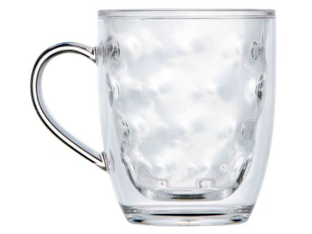 HARMONY Термокухлі для води з подвійними стінками, прозорі, набір 6 шт