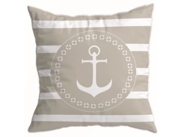 SANTORINI декоративні подушки (2 шт.) Navy Beige, бежеві 40 x 40 см.