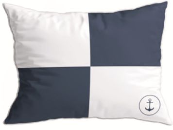 SANTORINI декоративные подушки (2 шт.) Flag II Blue, синие 40 x 30 см.
