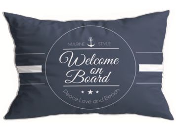 SANTORINI декоративні подушки (2 шт.) Welcome Blue, сині 60 x 40 см.