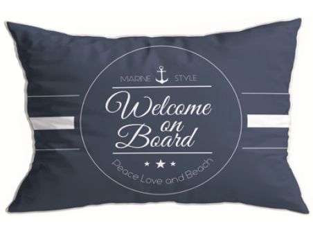 SANTORINI декоративні подушки (2 шт.) Welcome Blue, сині 60 x 40 см.