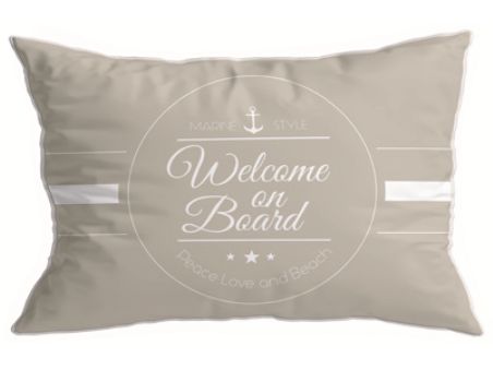 SANTORINI декоративні подушки (2 шт.) Welcome Beige, бежеві 60 x 40 см.