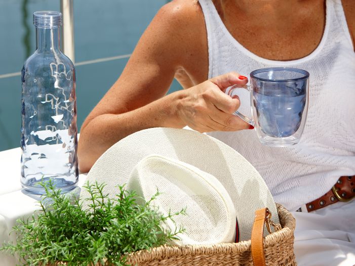 HARMONY Пляшка для води, блакитна