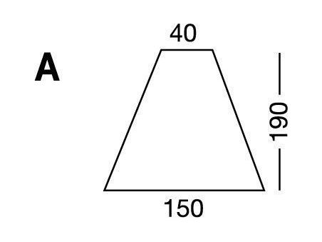 Простынка на резинке, форма кровати по схеме A, Blue