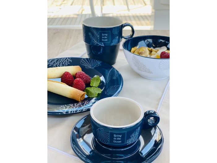 LIVING кавова чашка з блюдцем, набір 6 шт.