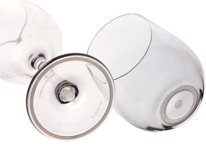 LIVING Набір келихів для шампанського з нековзною основою, прозорий, 6 шт.