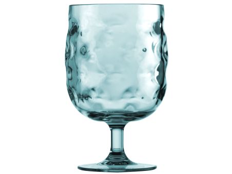 HARMONY келихи для води / вина на ніжці, морської хвилі, набір 6 шт