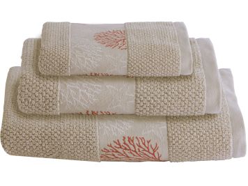 IBIZA Beige комплект 3 рушники, 140x70, 100x50, 50x33 см.