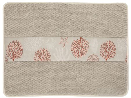 IBIZA Килимок у душову "Ibiza Beige" 60x45 см., з нековзною основою