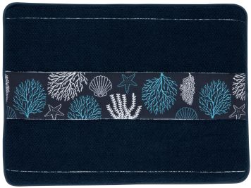 IBIZA Килимок у душову "Ibiza Blue" 60x45 см., з нековзною основою