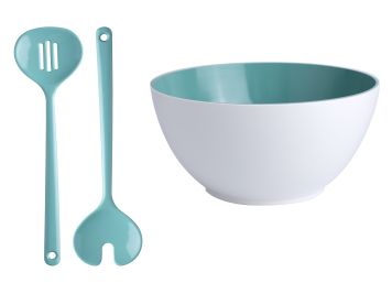 SUMMER Acqua салатниця зі столовими приборами ☀