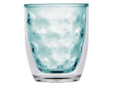 HARMONY склянки для води/соку з подвійними стінками, колір морської хвилі, набір 6 шт