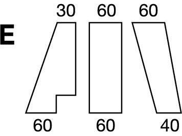 Простынка на резинке, форма кровати по схеме E,  Blue
