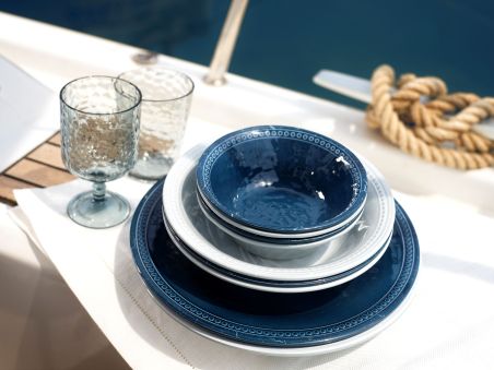 HARMONY тарілка обідня, синя, набір 6 шт