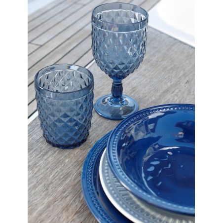 HARMONY тарілка обідня, синя, набір 6 шт