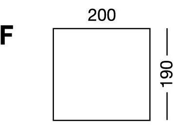 Простынка на резинке, форма кровати по схеме F, Blue