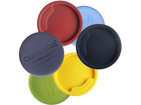 PARTY набор разноцветных нескользящих накладок на бокалы для шампанского, набор 6 шт. PARTY набор разноцветных нескользящих накладок на бокалы для шампанского, набор 6 шт.