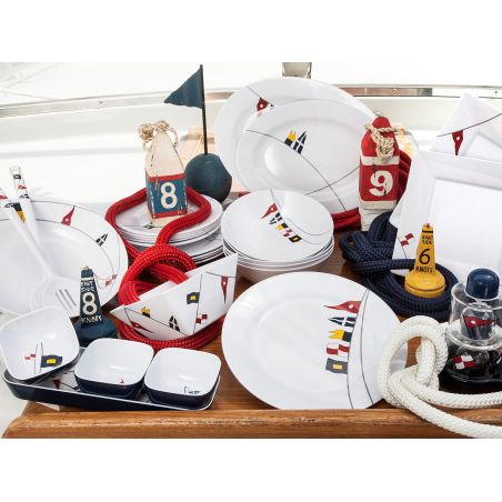 REGATA Тарілка десертна з нековзною основою, набір 6 шт.