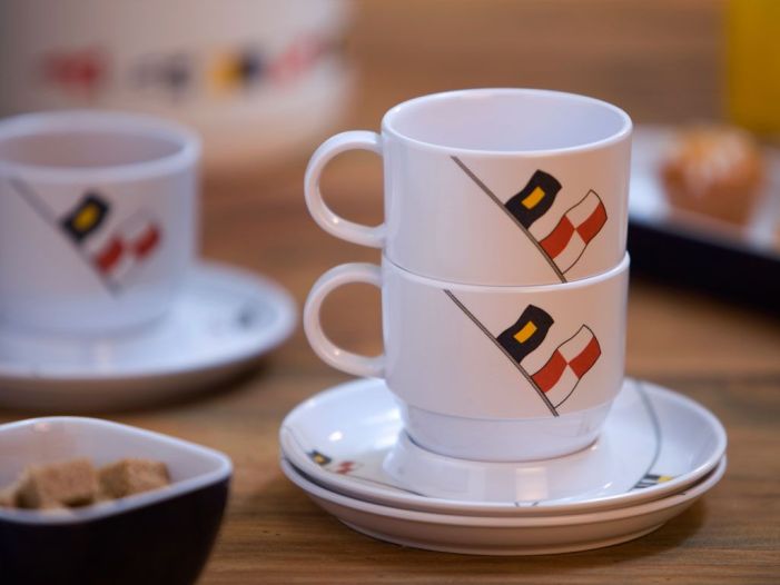 REGATA чайна чашка з блюдцем, набір 6 шт.