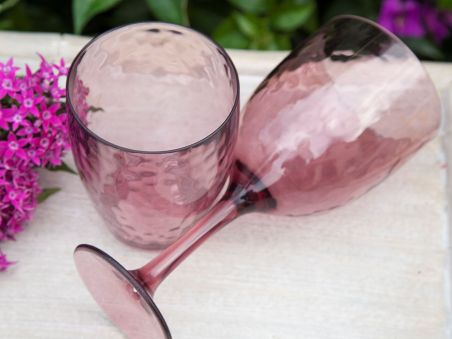 ROSETTE Набір склянок для води, пурпурні, набір 6 шт. ROSETTE Набір склянок для води, пурпурні, набір 6 шт.