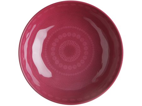 ROSETTE тарелка глубокая, пурпурная набор 6 шт.