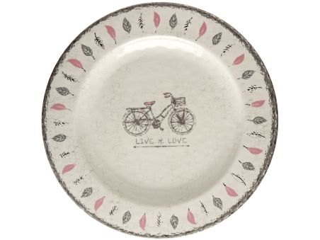 ROSETTE тарілка десертна з малюнком, кольору слонової кістки, набір 6 шт. ROSETTE тарілка десертна з малюнком, кольору слонової кістки, набір 6 шт.