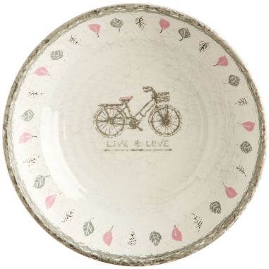 TOSCANA тарелка глубокая с рисунком, цвета слоновой кости набор 6 шт.