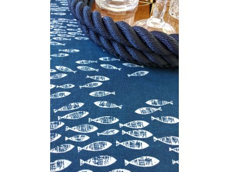 BATELA Стильна скатертина FISHES, 225x140 см. BATELA Стильна скатертина FISHES, 225x140 см.
