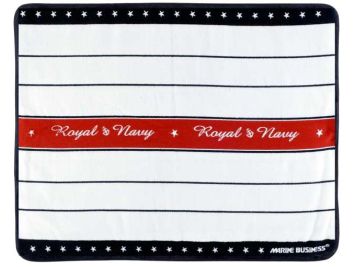 ROYAL Коврик в душевую с нескользящим основанием 60 x 45 см., бело-синий