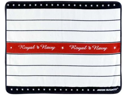 ROYAL Килимок у душову з нековзною основою 60 x 45 см., біло-синій ROYAL Килимок у душову з нековзною основою 60 x 45 см., біло-синій