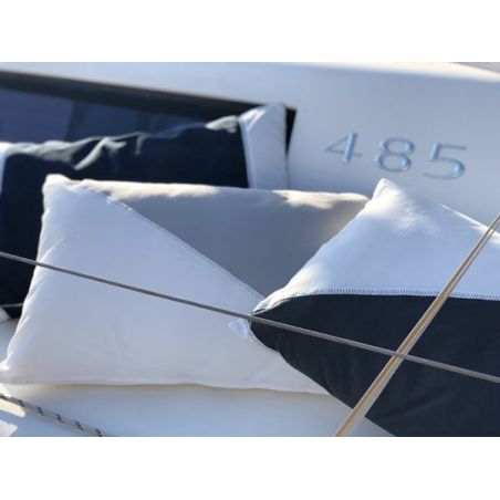 WATERPROOF Водоотталкивающие подушка (2 шт.) 60х40 см., серая с белым