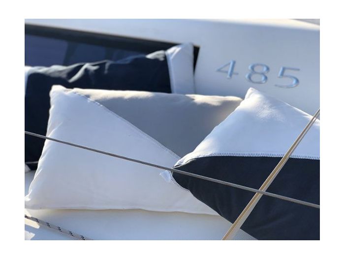 WATERPROOF Водовідштовхувальні подушки (2 шт.) 60х40 см., темно-сіра з білим