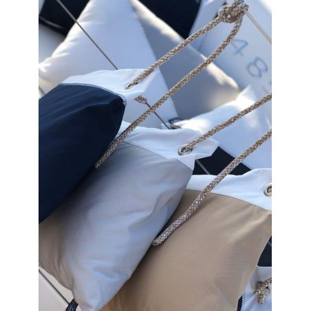 WATERPROOF Водовідштовхувальні подушки (2 шт.) 40х40 см., сірі з білим