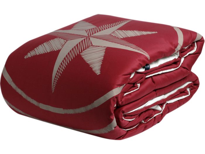 FREE STYLE двуспальное одеяло, бордовое, 270x240 см