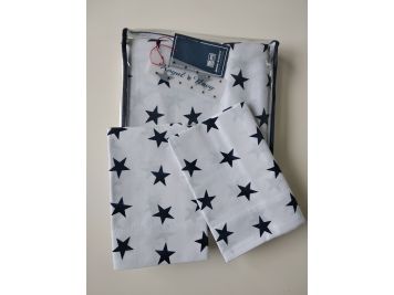 ROYAL Простирадло двоспальне з зірками 280 х 210 см. та наволочками (2шт.) 90 х 45 см.