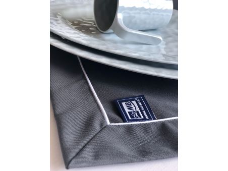 WATERPROOF Килимки під тарілки водовідштовхувальні 45х37 см. (6 шт.), темно-сірі