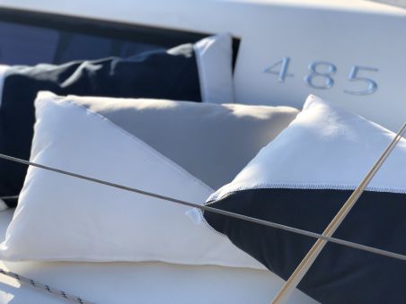 WATERPROOF Водоотталкивающие подушка (2 шт.) 60х40 см., синяя с белым