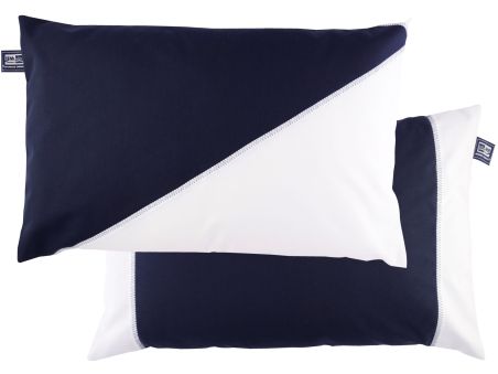 WATERPROOF Водовідштовхувальні подушки (2 шт.) 60х40 см., синя з білим