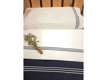 SANTORINI Пододеяльник двухспальный белый 280 х 130 см., с наволочкой 90 х 45 см.