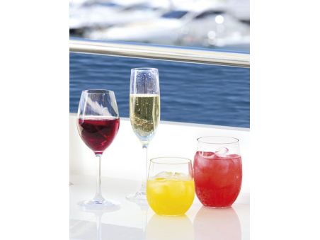 CLEAR Стакан большой с нескользящей основой, набор 6 шт