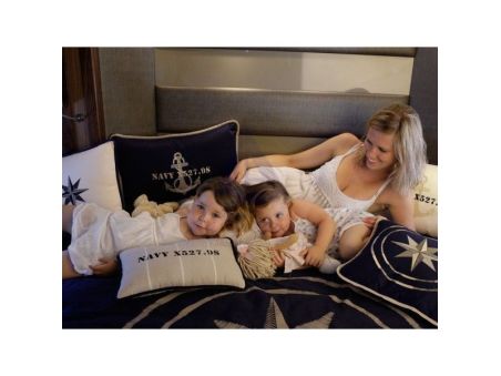 FREE STYLE декоративна подушка, бежево-синя, 30 x 40 см FREE STYLE декоративна подушка, бежево-синя, 30 x 40 см