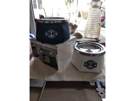 WINDPROOF Anchor попільничка синя з якорем, замінник шкіри