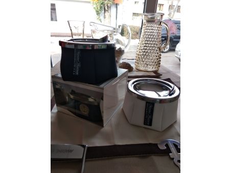 WINDPROOF Anchor попільничка синя з якорем, замінник шкіри