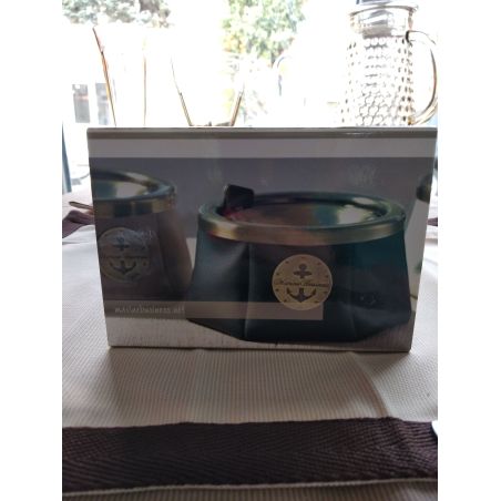 WINDPROOF Anchor попільничка синя з якорем, замінник шкіри